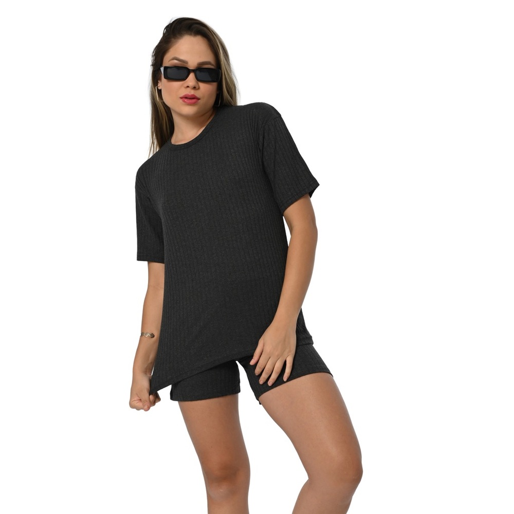 Dark gray, 2 pajamas , outfit knit